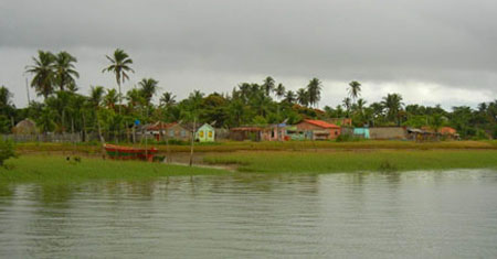 Coastal village in Bahia Brazil