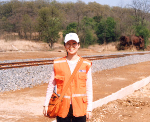 In the DMZ of the Gyeongui Railroad area